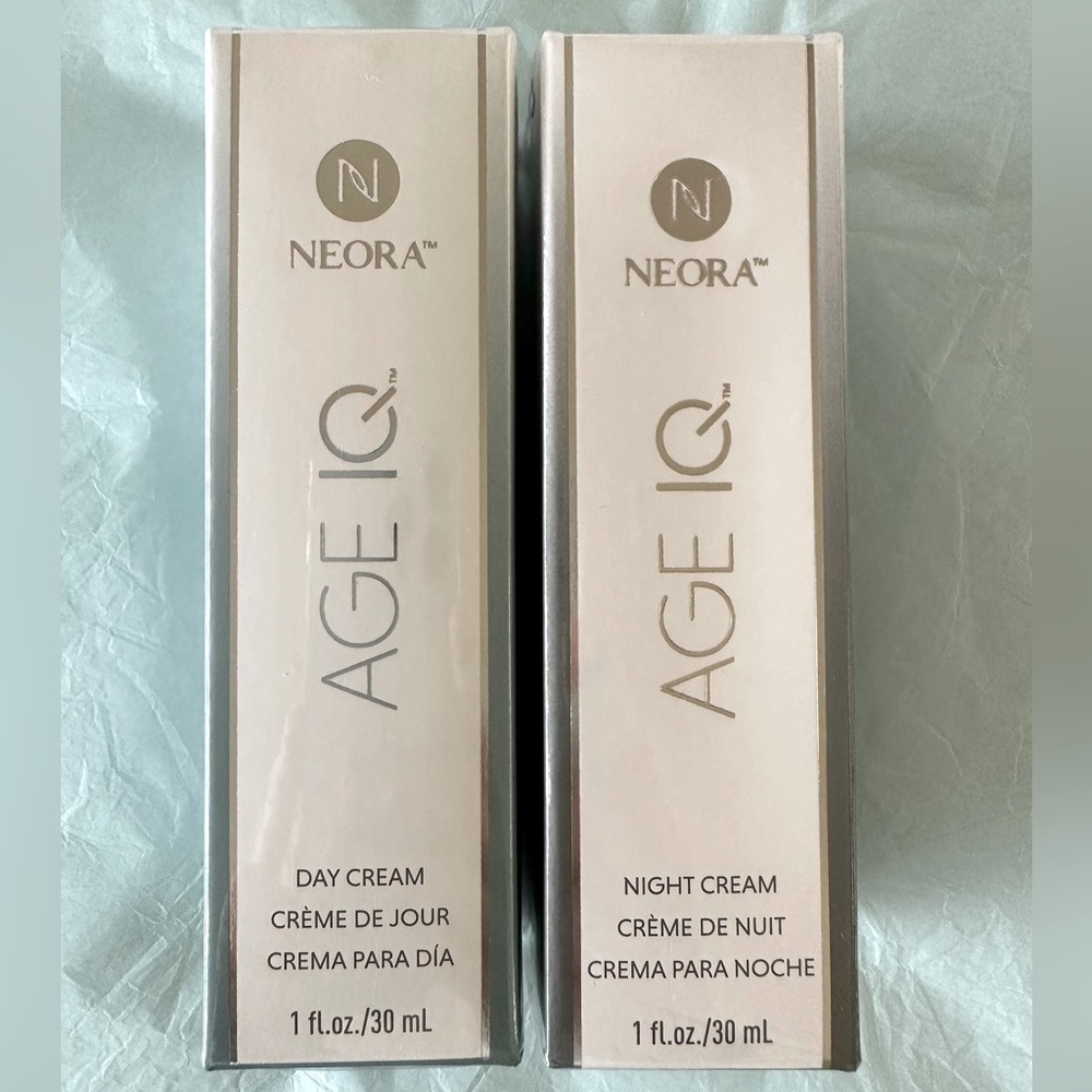 Nerium Neora Age IQ **DAY & NIGHT** Cream PAIR - 1 fl.oz/30ml NEW in shr…